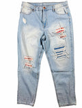 Boundaries Juniors' Super High Rise Mom Jeans Sz 15