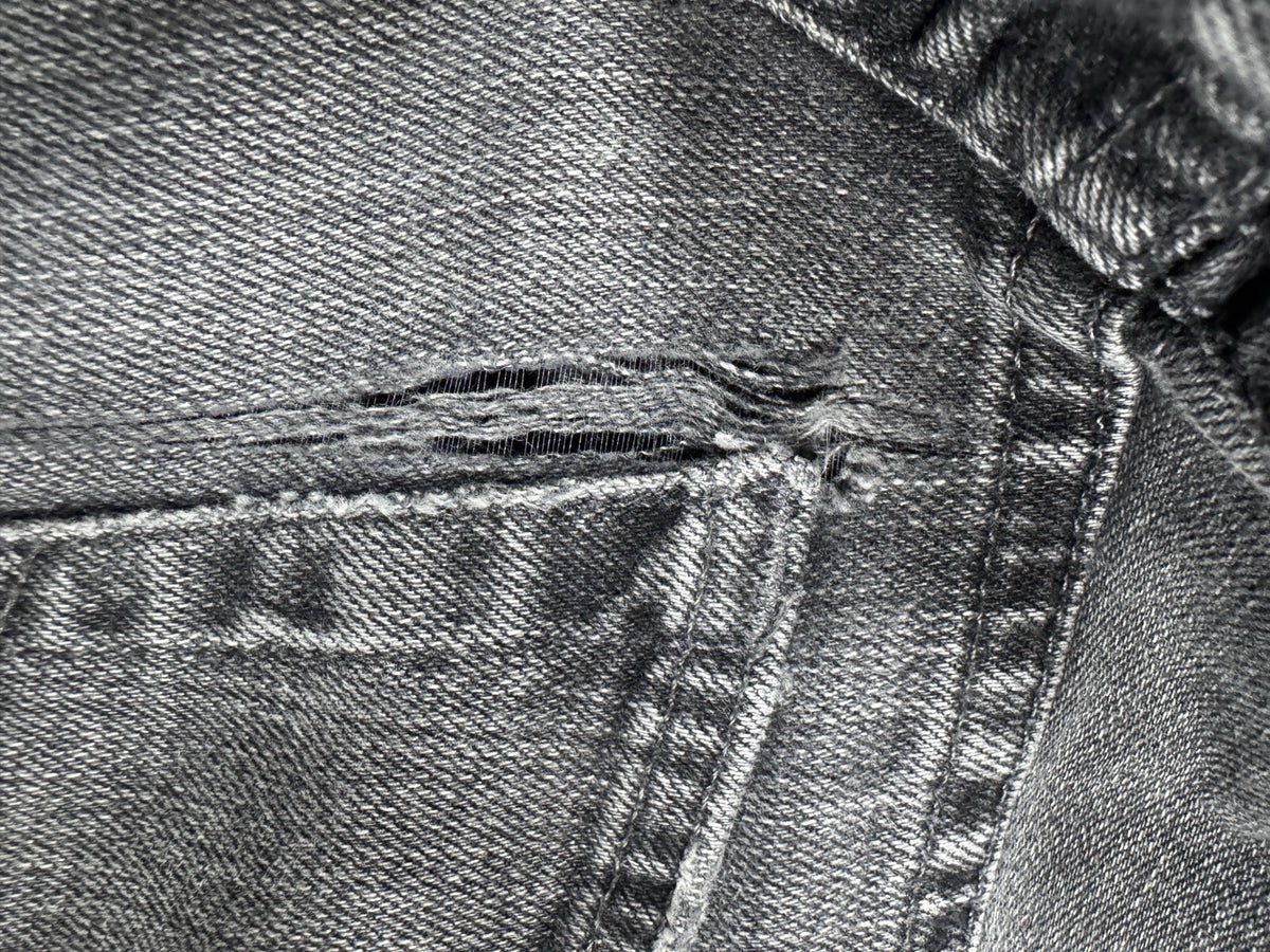 AG Adriano Goldschmied The Everett Slim Straight Gray Dark Wash Stretch 31