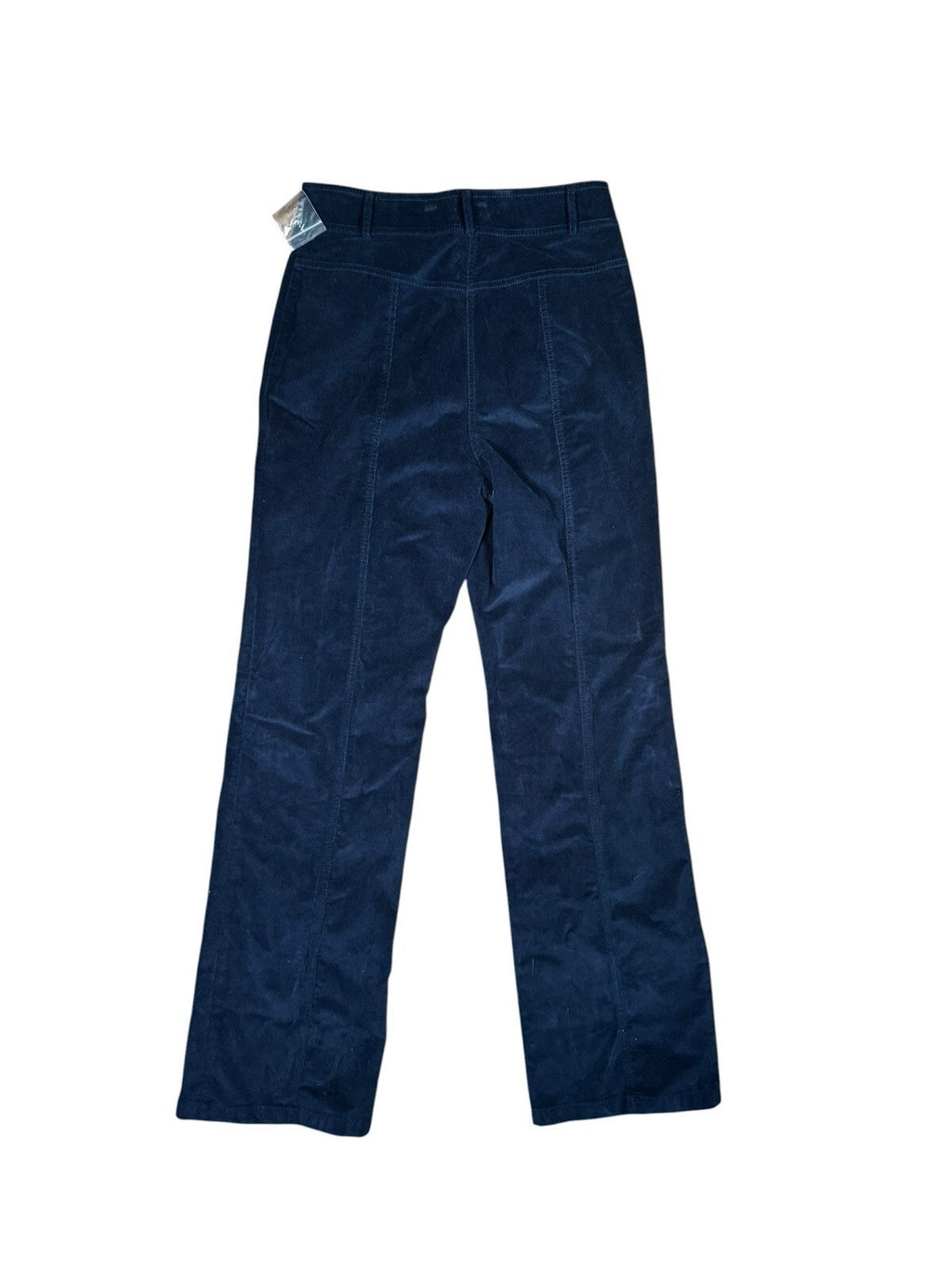 Treasure & Bond Dark Blue Exposed Button Corduroy Pants Size 10 30x31 Women's
