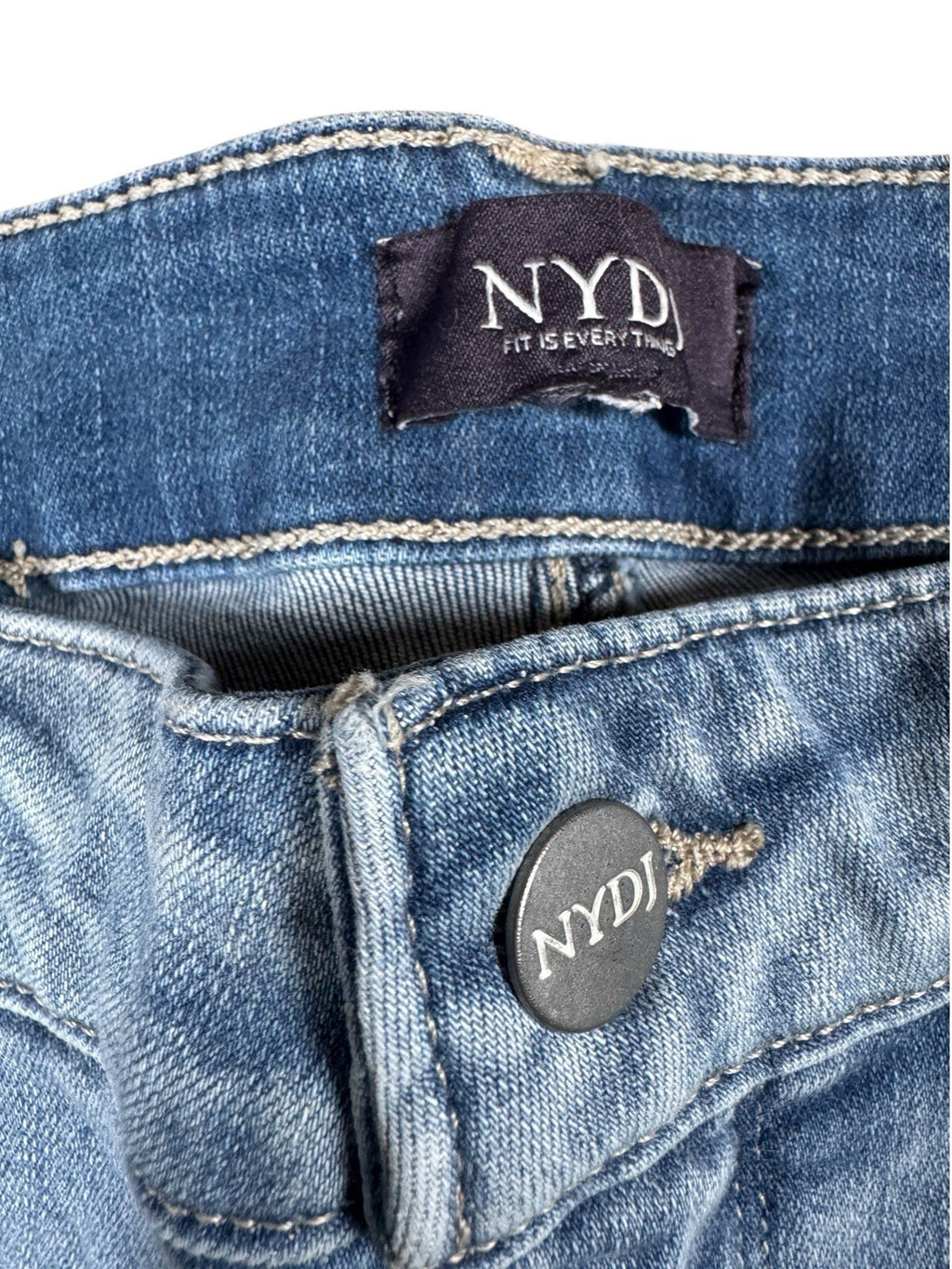 NYDJ Marilyn Straight Leg Jeans Blue Denim Women’s Approx Size 16