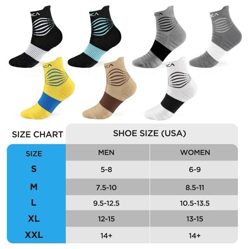NEENCA Professional Compression Socks S/M Unisex Knee High 1 Pair New
