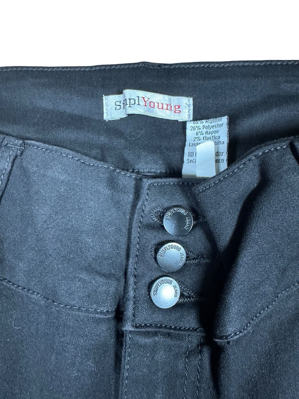 SimplYoung Women’s Black Jeans Sz 22