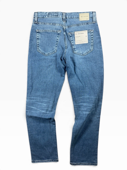 AG-ED Denim Ex-Boyfriend Slouchy Slim Jeans Women’s Size 25 Blue Denim