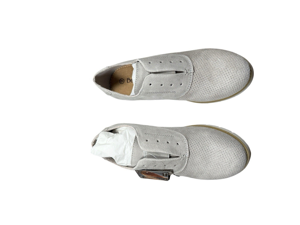 BEARPAW Women's Haven Slip On Shoes - Dove Grey - Size 6